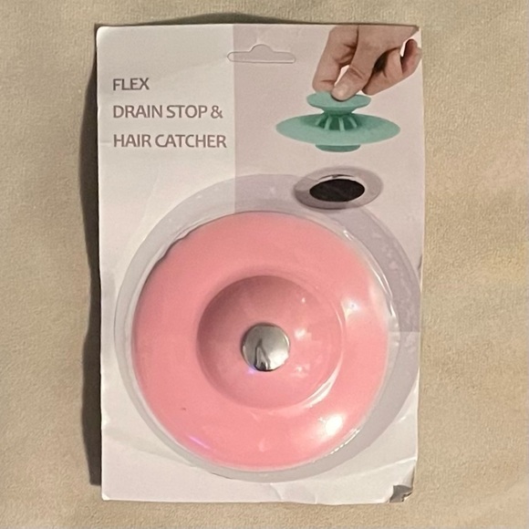 Pink Silicone Drain Stopper - Picture 6 of 6